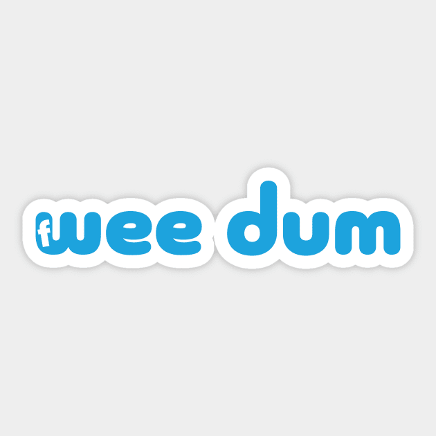 fweedom wee dum Sticker by pelagio